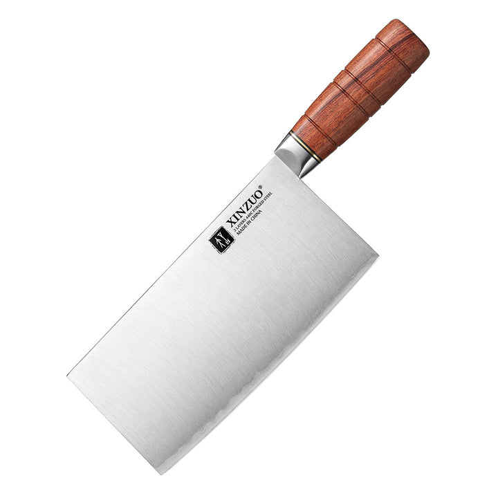 XinZuo X07 Fu Chinese cleaver 19 cm, vooraanzicht