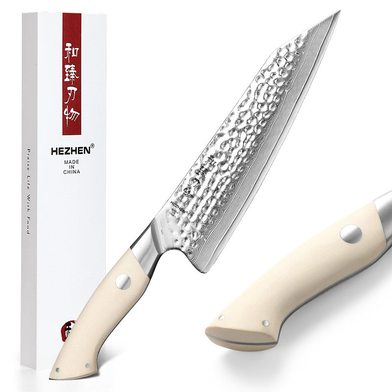 Hezhen B38H Elegant koksmes naast de doos