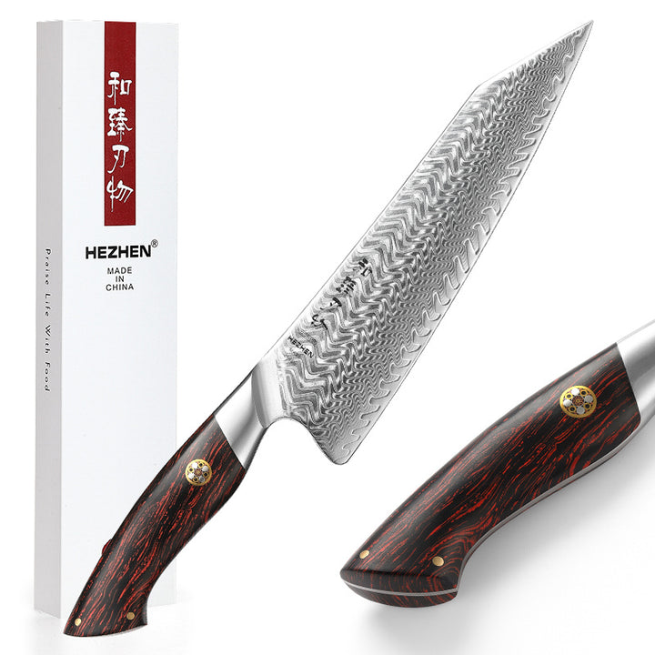 Hezhen B38 Elegant koksmes naast de doos