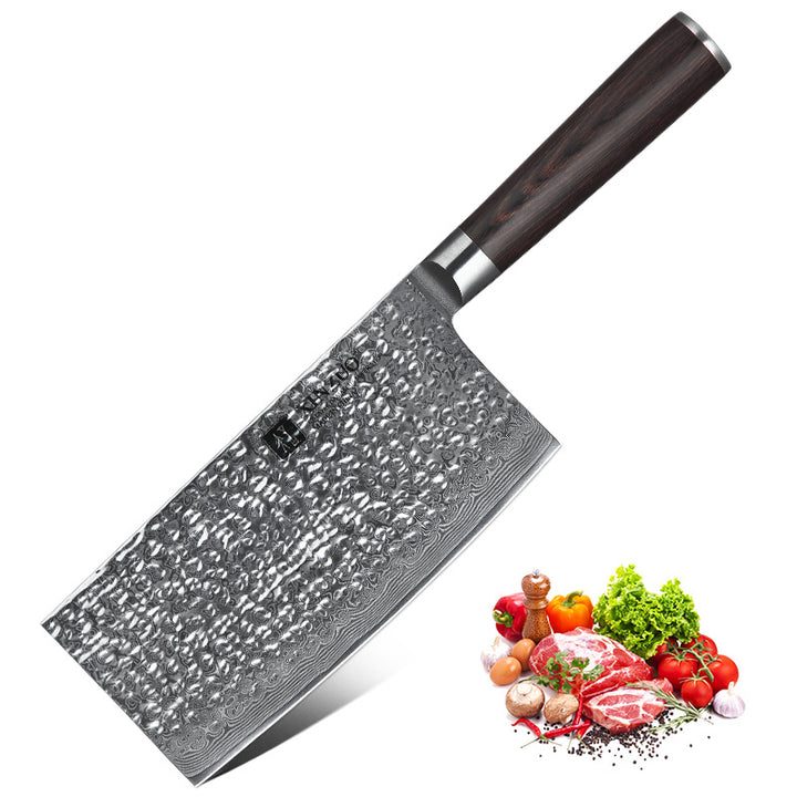 XinZuo B1H He cleaver met vlees en groenten