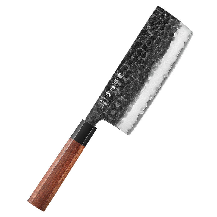 Hezhen PM8S Retro nakiri met gehamerd lemmet en golvende snede
