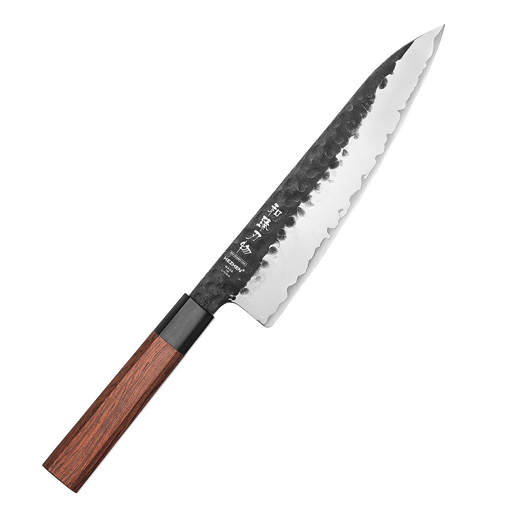 Hezhen PM8S Retro koksmes met houten handvat