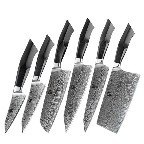 XinZuo B32 Feng damascus messenset 6-delig