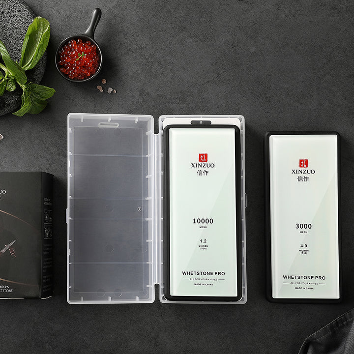 Slijpsteen 3000/10000 luxe set – 20×8 cm