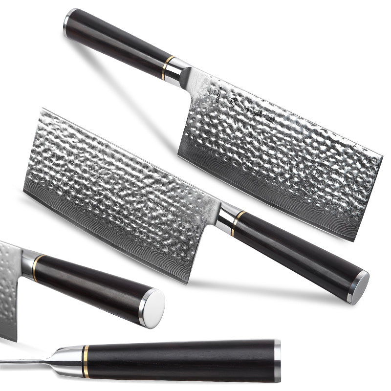 Lemmet en handvat van het Hezhen B1Z Classic Chinese cleaver
