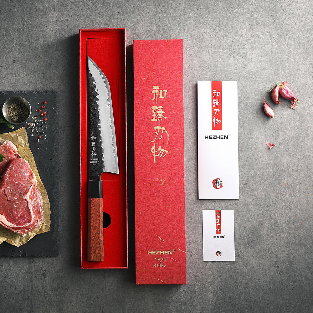 Hezhen PM8S Retro sakimaru in rode doos met gouden opdruk
