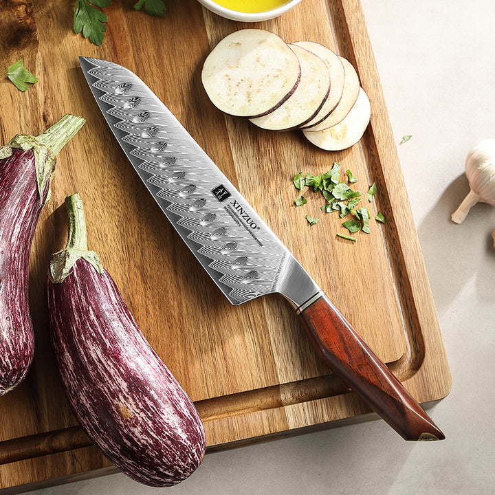 X03 Xing santokumes met aubergine en knoflook