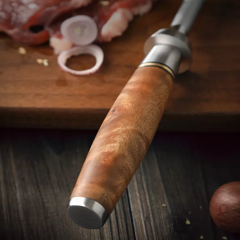 Houten handvat van de Hezhen B30 Master slijstaaf