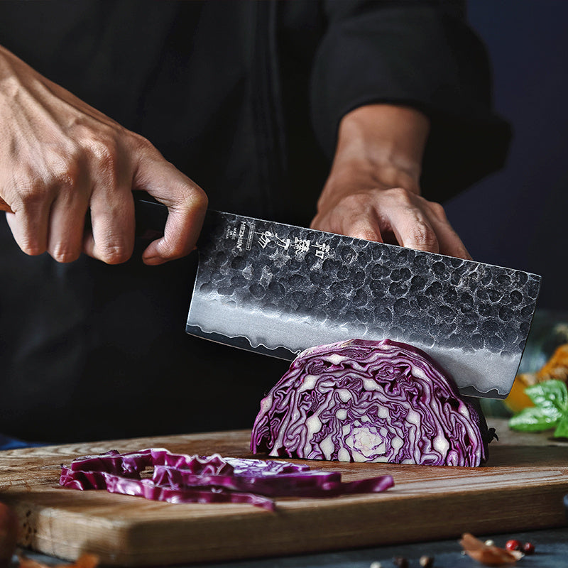 Hezhen PM8S Retro nakiri snijdt rode kool