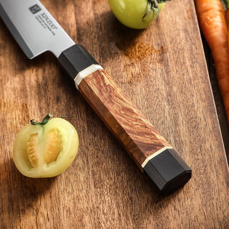 Houten handvat van het XinZuo F5 Zhen groentemes
