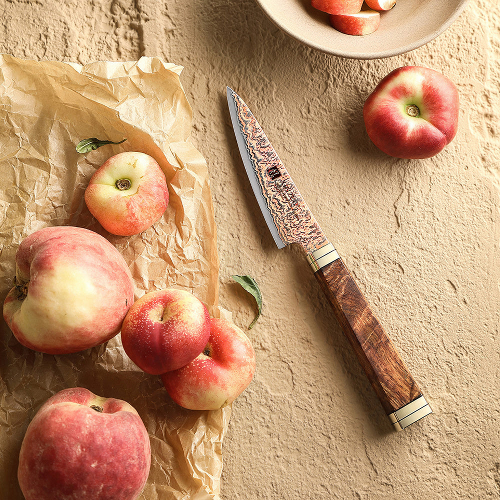 XinZuo X08C Ji schilmes op papier met appels