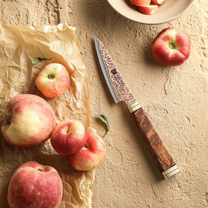 XinZuo X08C Ji schilmes op papier met appels