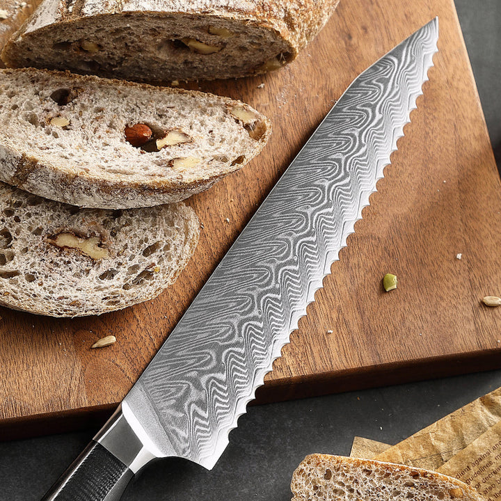 XinZuo B32 Feng broodmes van bovenaf met gesneden brood