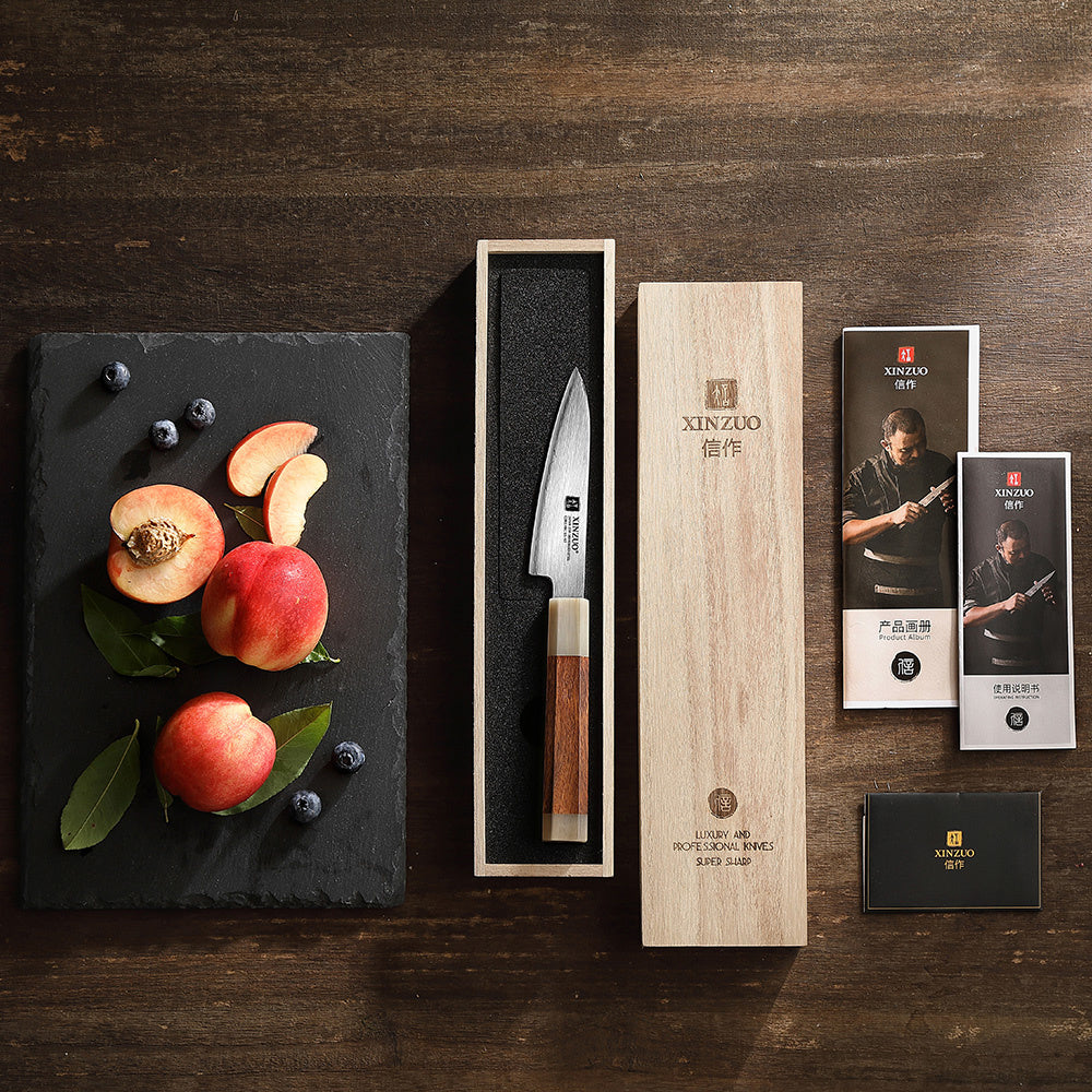 XinZuo X05Z Zhen schilmes in de geschenkdoos met fruit