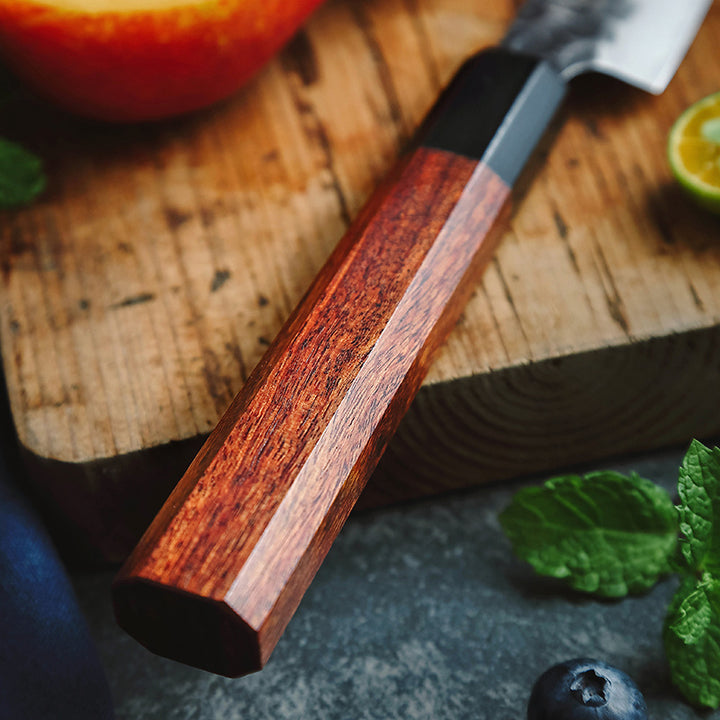 Houten handvat van het Hezhen PM8S Retro groentemes