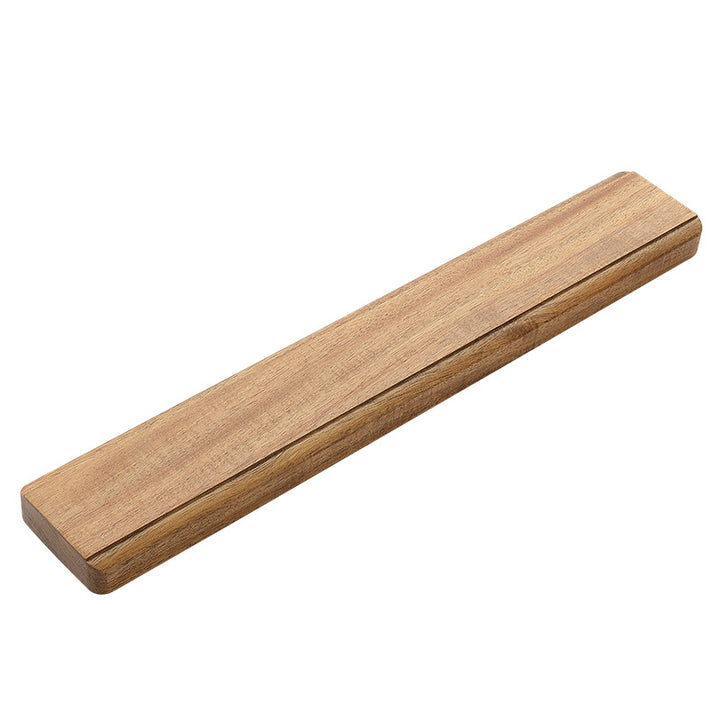 Magneetstrip van acaciahout 40 cm, strak ontwerp zonder accessoires