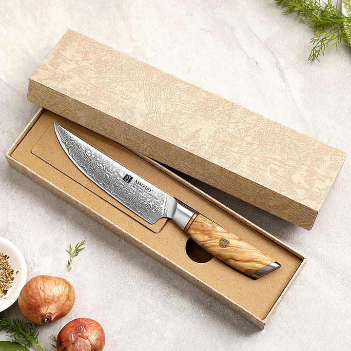 XinZuo B37 Lan steakmes in de geschenkdoos