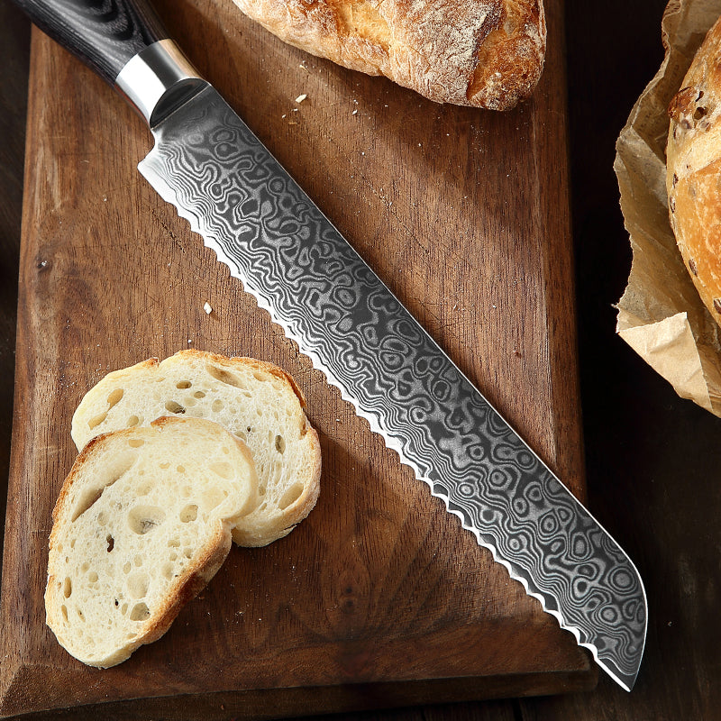 XinZuo B20 Ya broodmes met gesneden brood op een snijplank