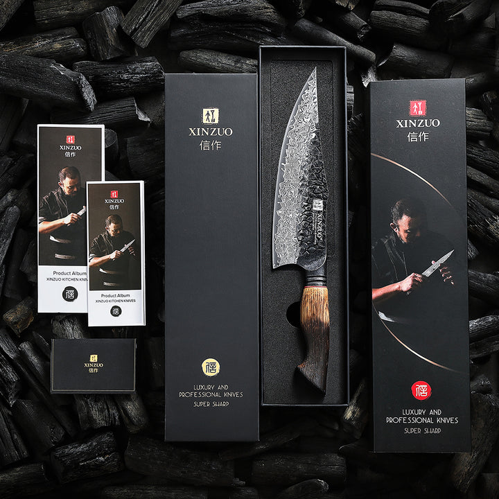 XinZuo X06 Mo koksmes in de geschenkdoos
