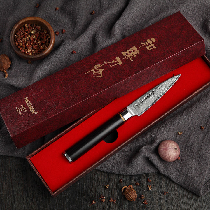 Hezhen B1Z Classic schilmes in de geschenkdoos met specerijen en een ui