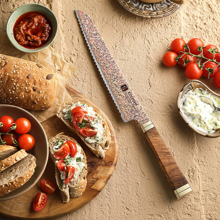 XinZuo X08C Ji broodmes op plank met gesneden brood en tomaten