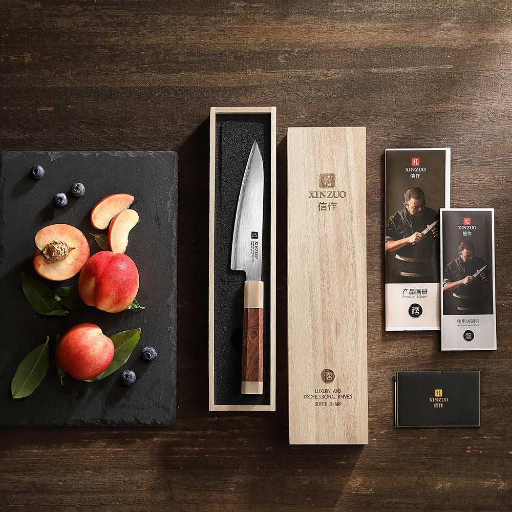XinZuo X05Z Zhen groentemes naast appels in de geschenkdoos
