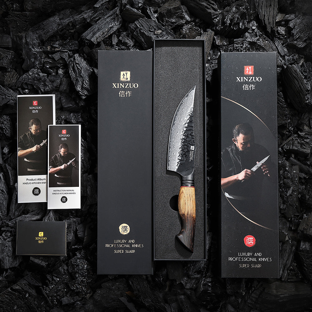 XinZuo X06 Mo koksmes naast de doos