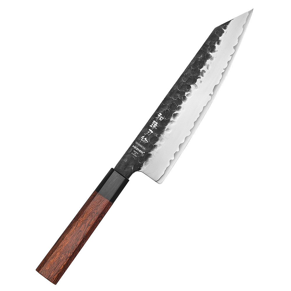 Hezhen PM8S Retro koksmes bunka met houten handvat