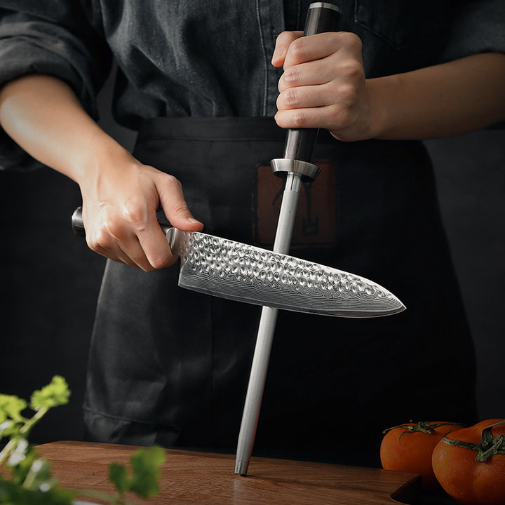 XinZuo B1H He slijstaaf in gebruik met een koksmes