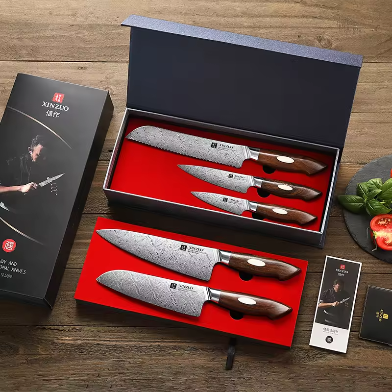 XinZuo B46D Jiang messenset in de geschenkdoos met informatiekaart
