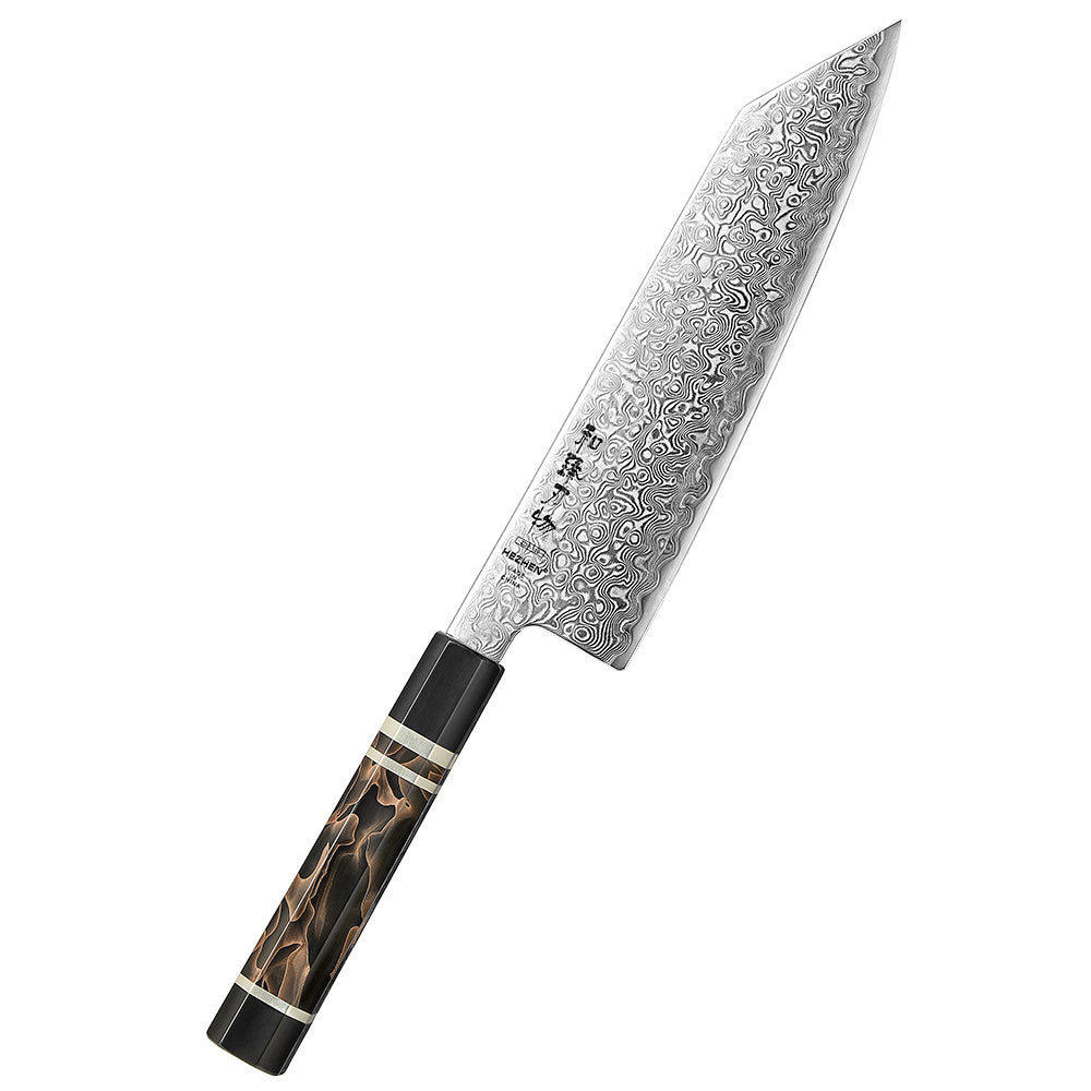 Hezhen X09 Retro koksmes met damastpatroon