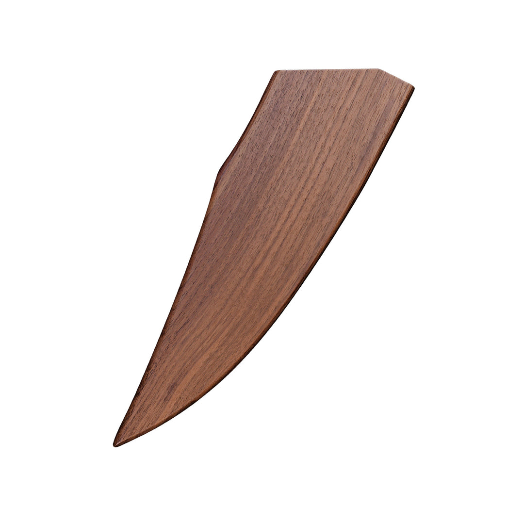 Houten messchede CS6 in donker hout, zijaanzicht