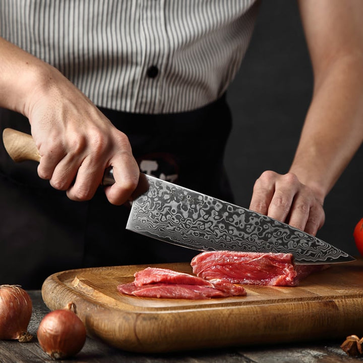 Hezhen B30 Master koksmes snijdt vlees
