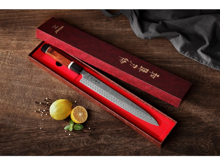 XinZuo F3 Zhen sashimi mes in de geschenkdoos