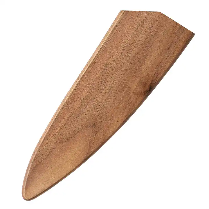 Houten messchede voor koksmes CS2, gladde afwerking