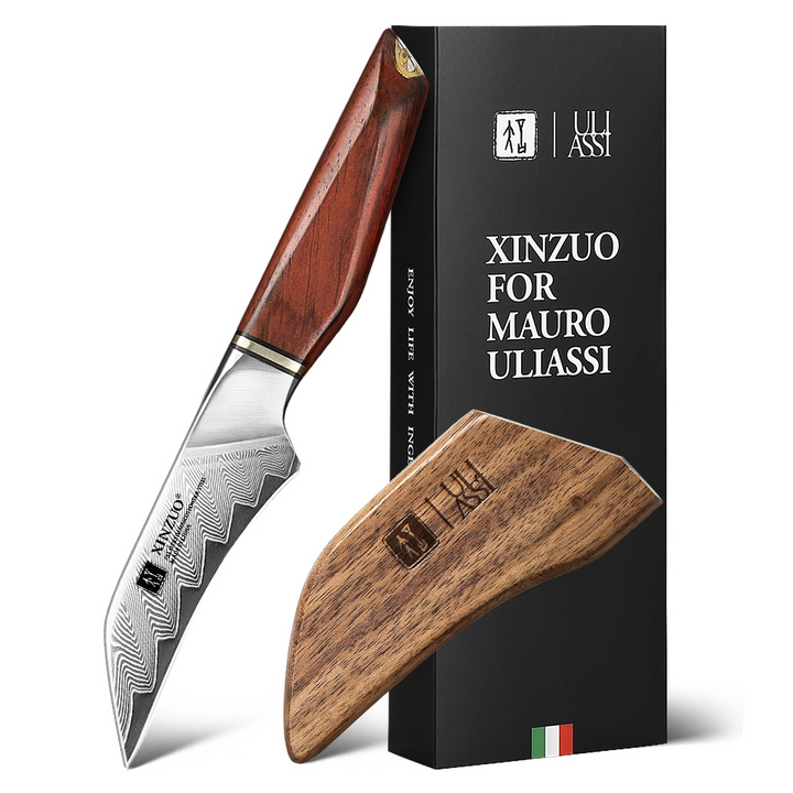 XinZuo X03 Xing schilmes naast de doos