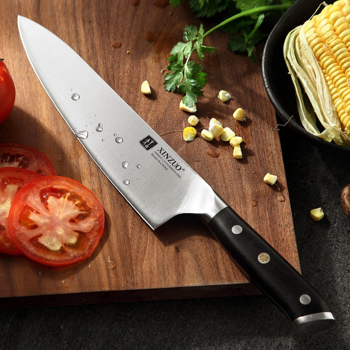 XinZuo B13S Yu koksmes met tomaten en maïs op plank