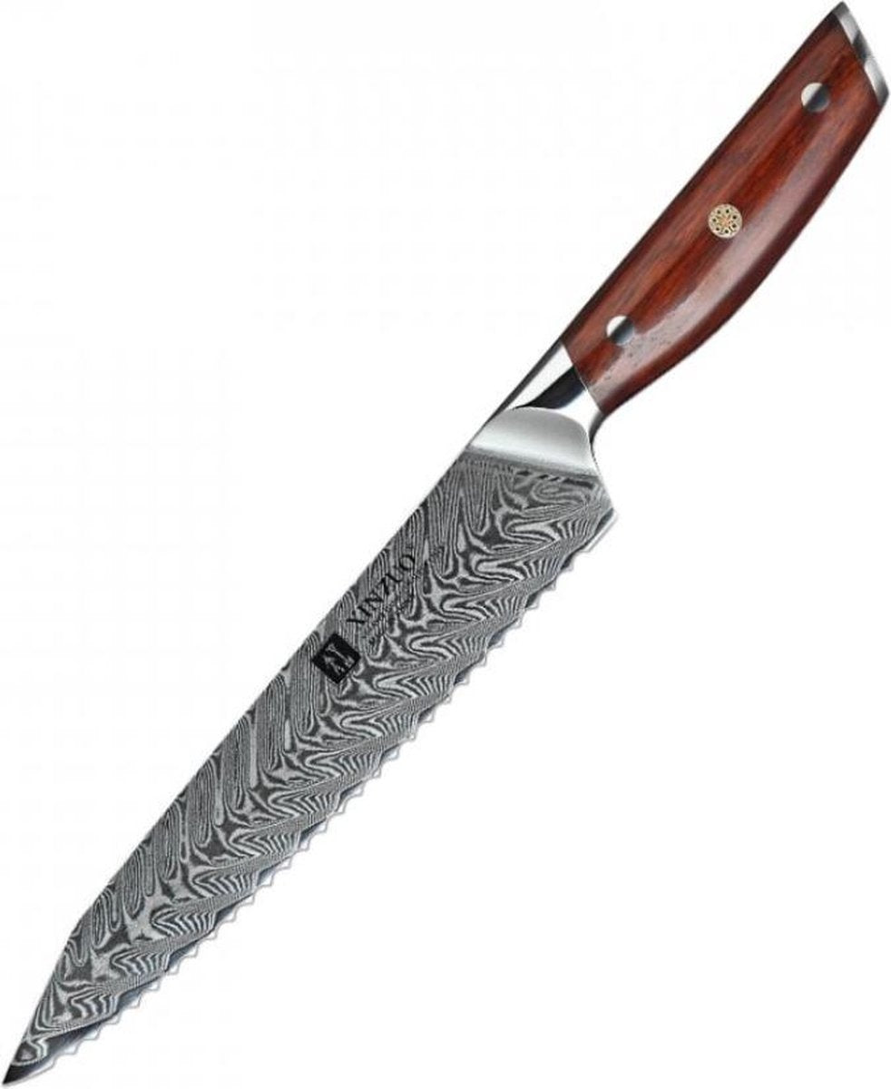 XinZuo B27 Yi broodmes met houten handvat en gouden detail