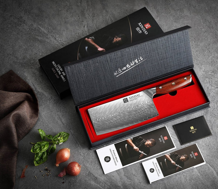 XinZuo B27 Yi cleaver in de geschenkdoos
