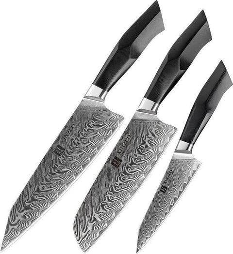 XinZuo B32 Feng damascus messenset 3-delig