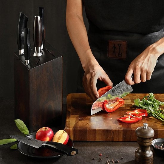 B32 Feng koksmes snijdt paprika&