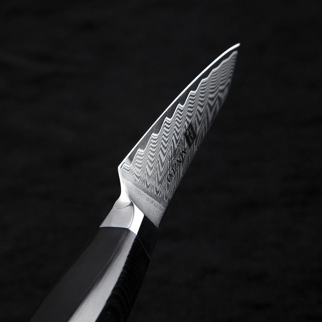 Damascus lemmet van het XinZuo B32 Feng schilmes