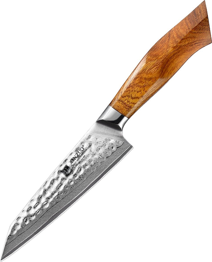 XinZuo B32D Feng groentemes met houten handvat, zijaanzicht