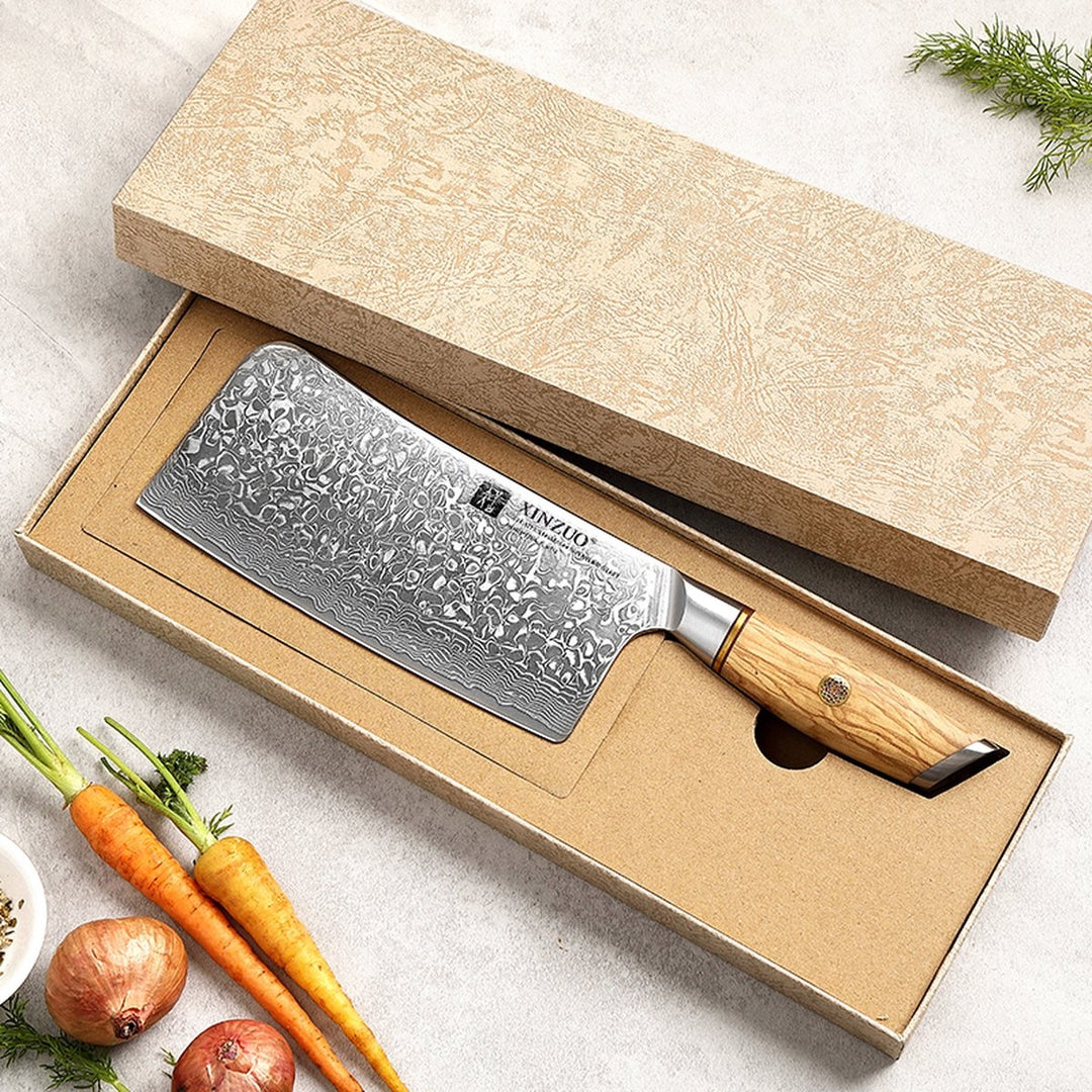 XinZuo B37 Lan hakmes in de geschenkdoos met groenten
