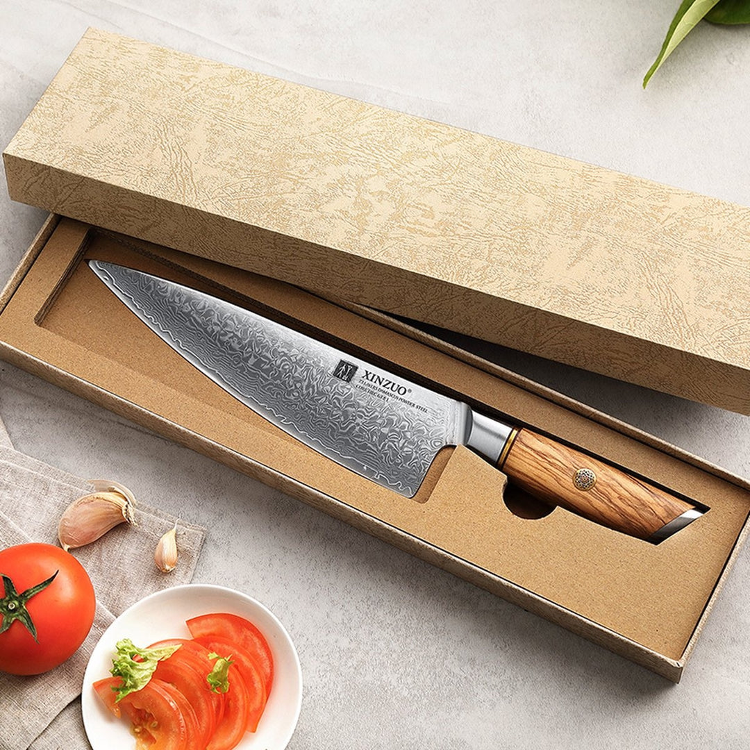 XinZuo B37 Lan koksmes in de geschenkdoos