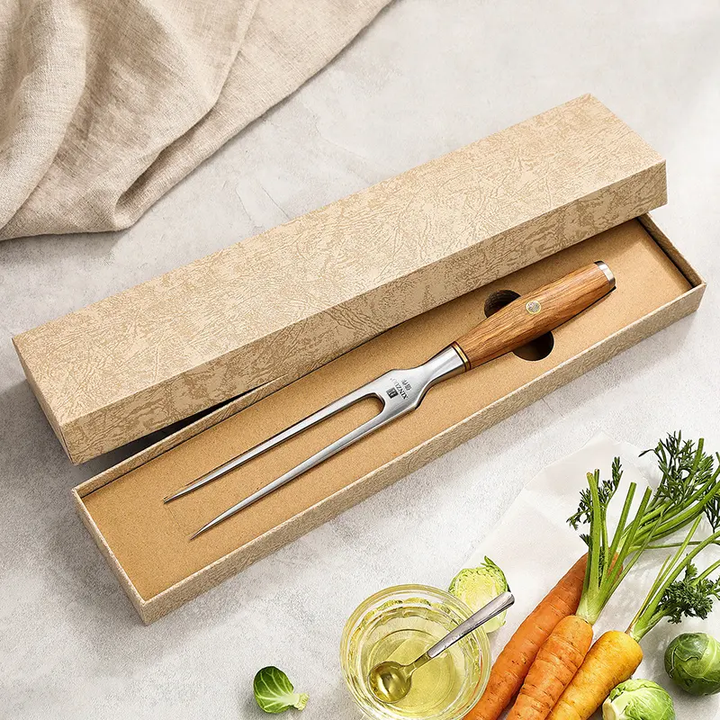 XinZuo B37 Lan vleesvork in de geschenkdoos