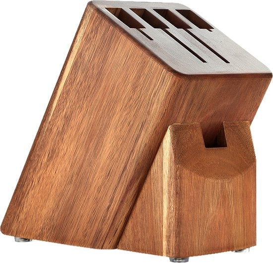 XinZuo messenblok met 5 sleuven, zonder messen, lichte hoek